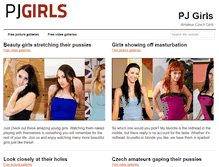 Tablet Screenshot of pjgirls.net